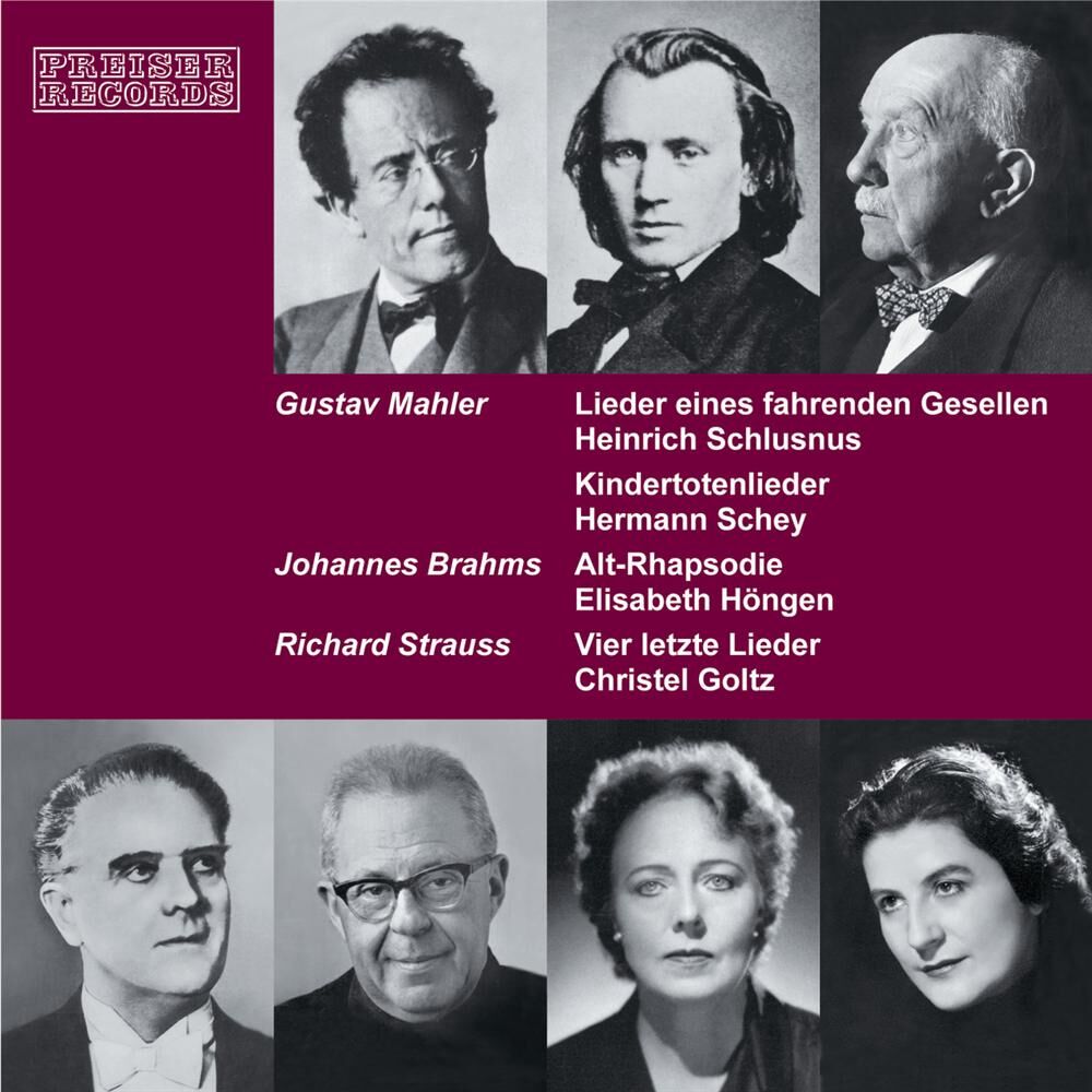 Picture of Lieder von Gustav Mahler, Johannes Brahms und Richard Strauss
