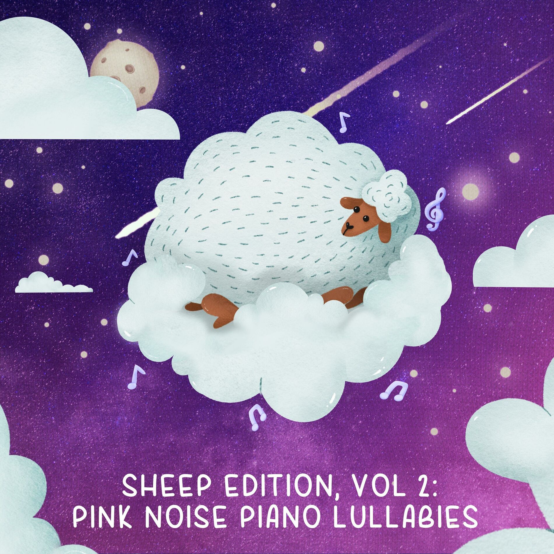 Album cover of Sheep Edition, Vol 2: Pink Noise Piano Lullabies