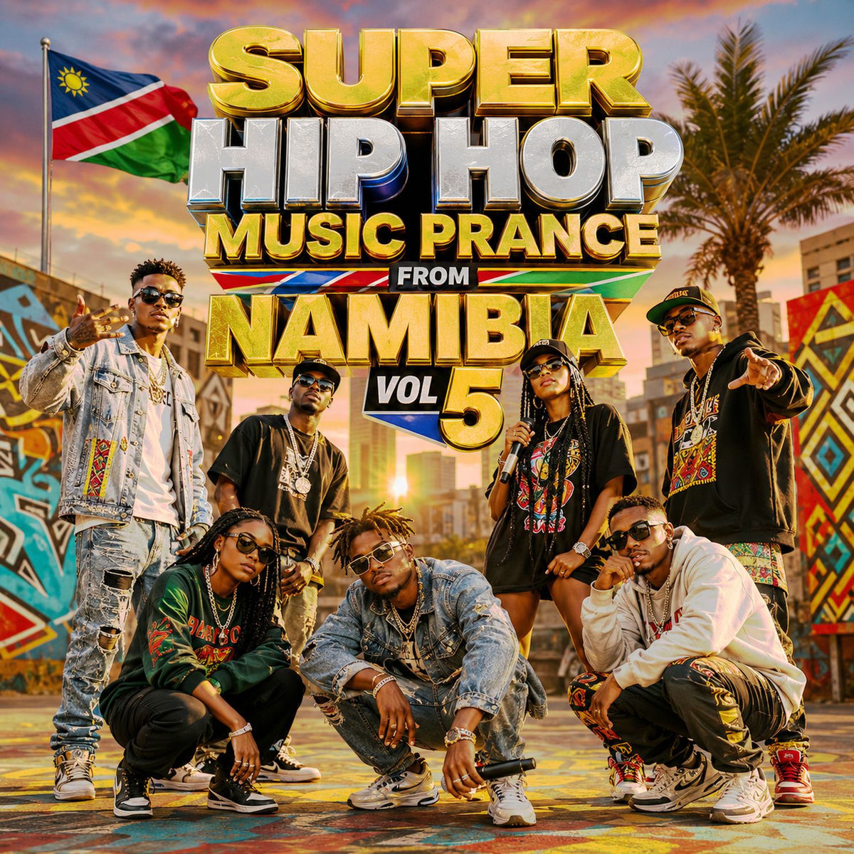 Album cover of Super Hip hop music Prance from Namibia,Vol. 5