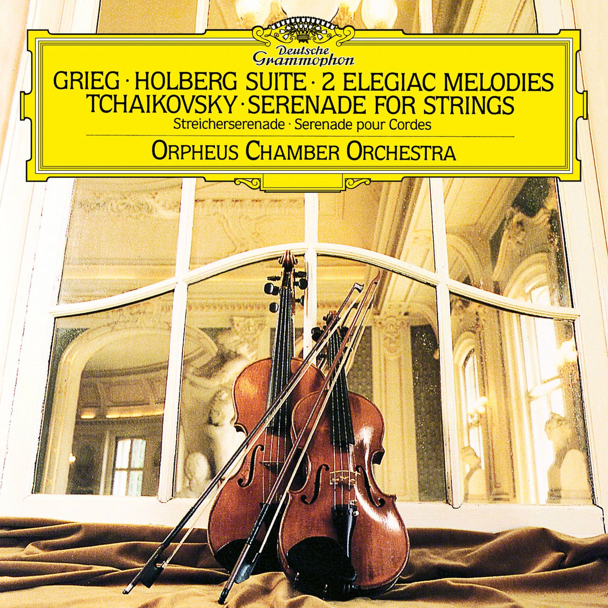 Album cover of Grieg: Holberg Suite & 2 Elegiac Melodies; Tchaikovsky: Serenade for Strings