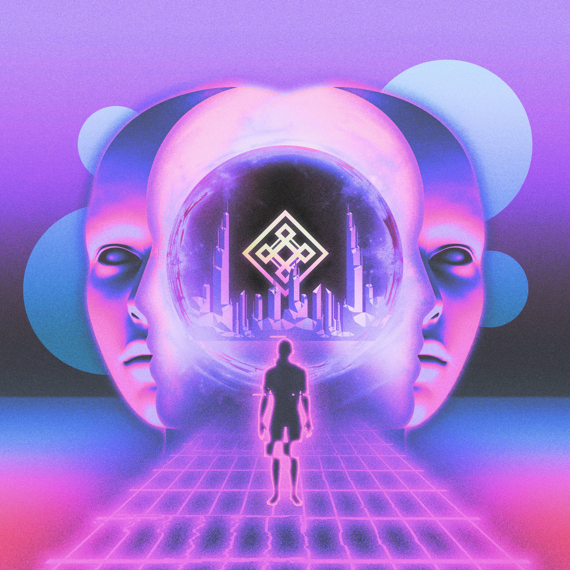 Album cover of A Journey Through Virtual Dystopia