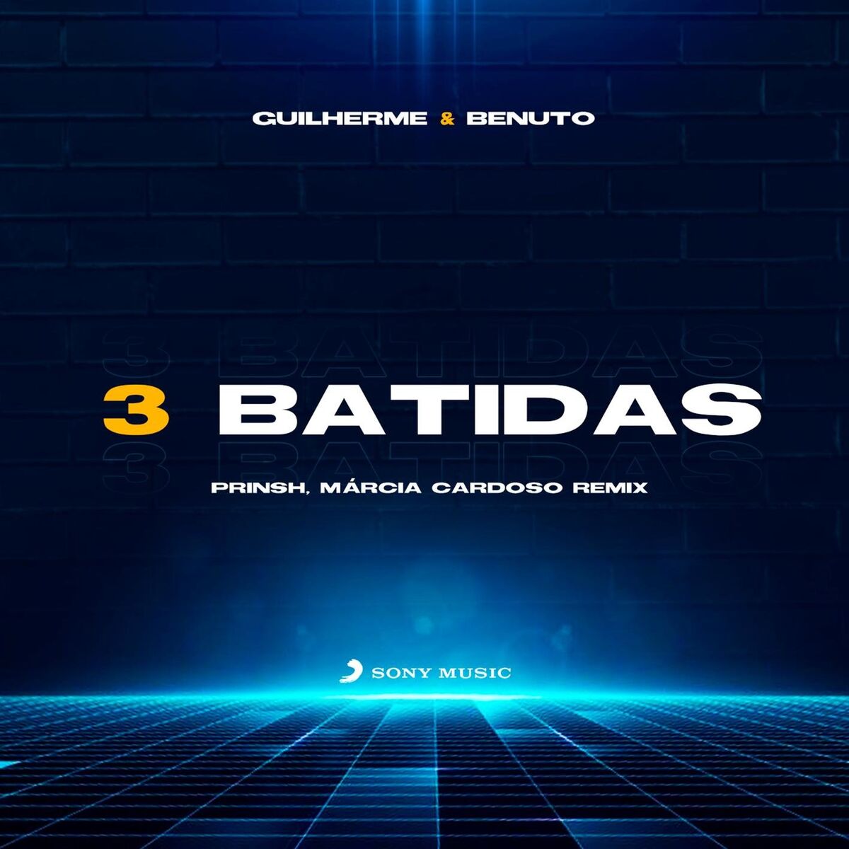 Album cover of 3 Batidas (PRINSH, Dj Márcia Cardoso Remix) (feat. Guilherme & Benuto)
