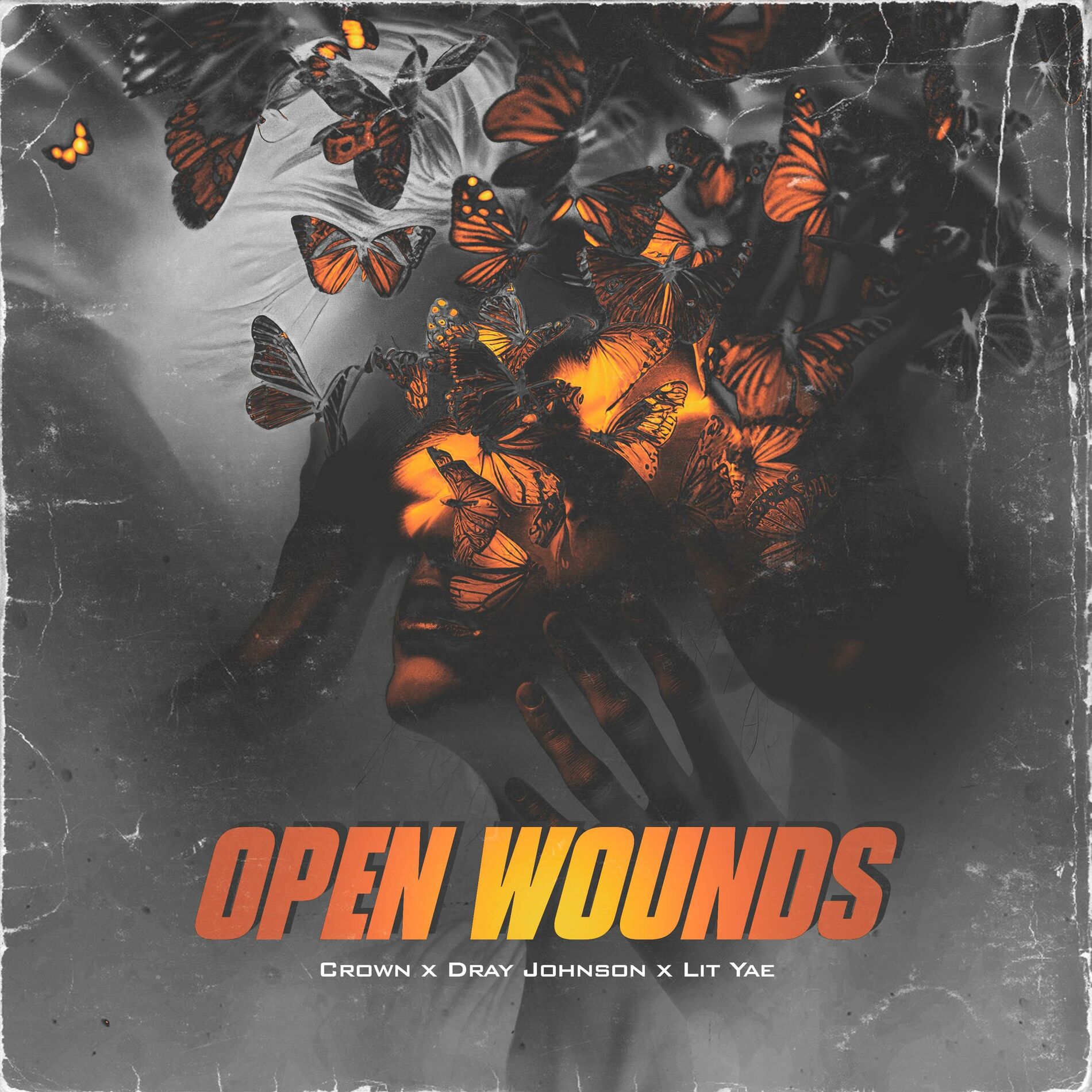 Album cover of OPEN WOUNDS (feat. Crown & LIT YAE)