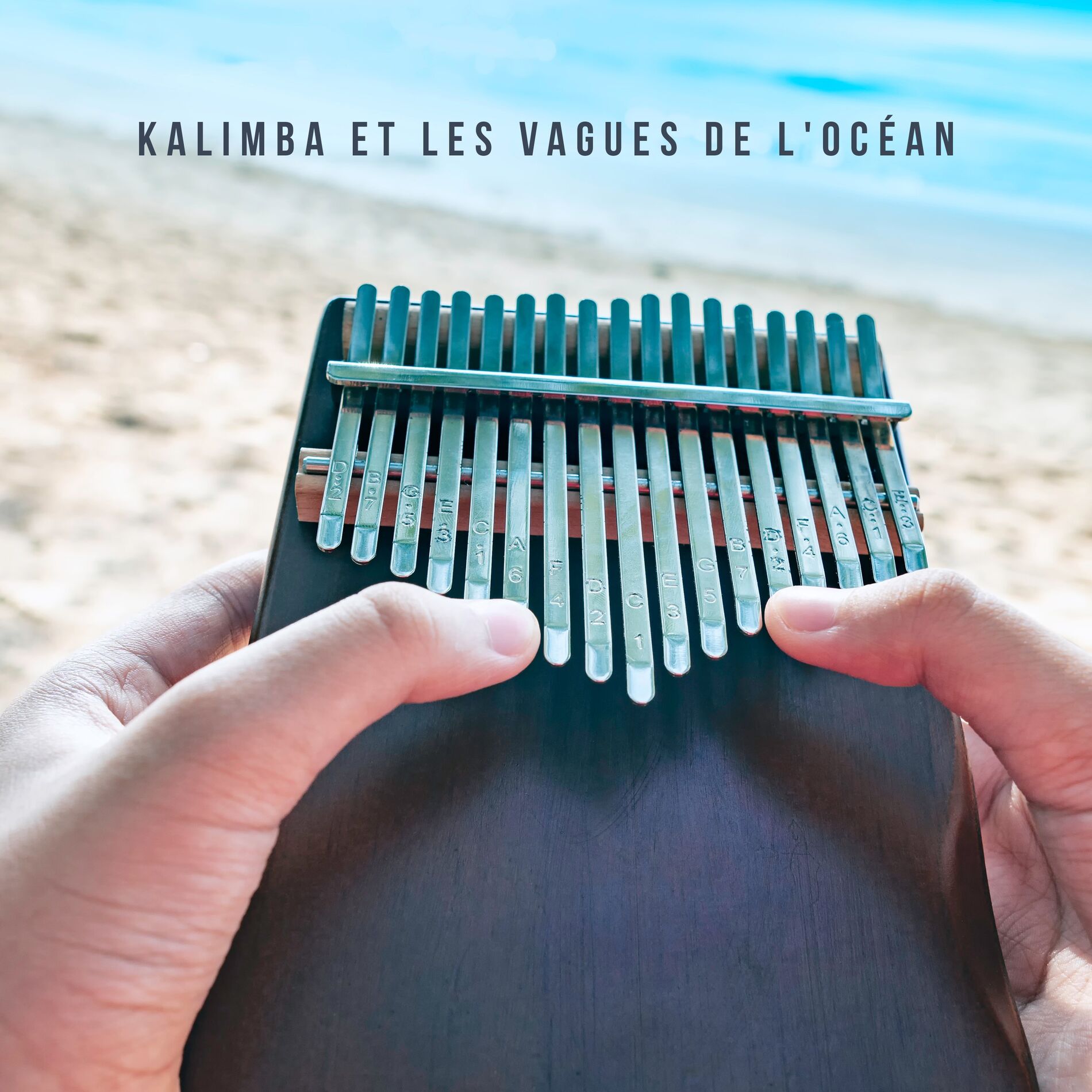 Album cover of Kalimba et les vagues de l'océan: Musique de fond relaxante pour soulager le stress