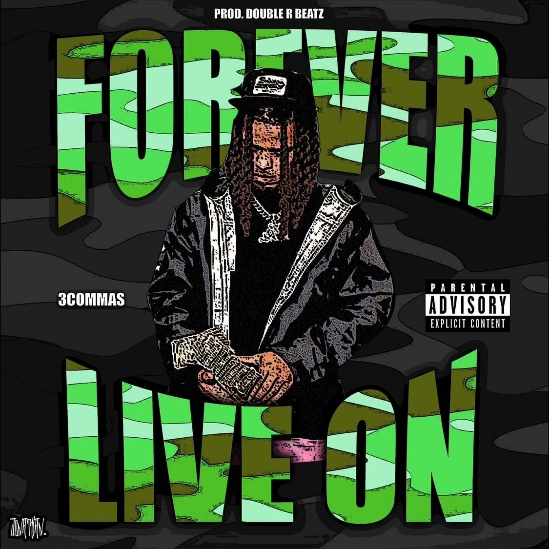 Album cover of Forever Live On (feat. 3coMMa$)