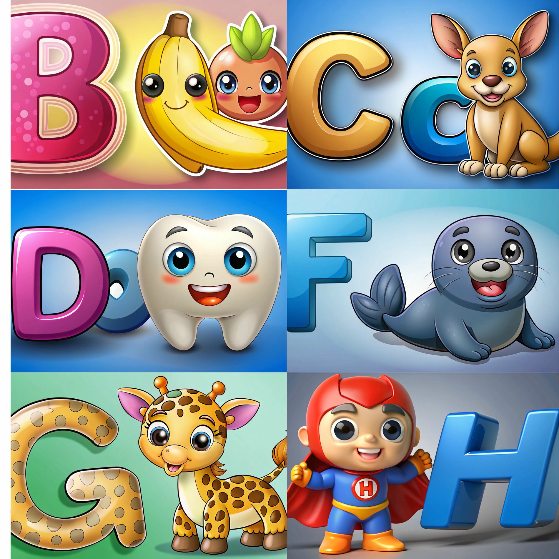 Album cover of Letras B C D F G H