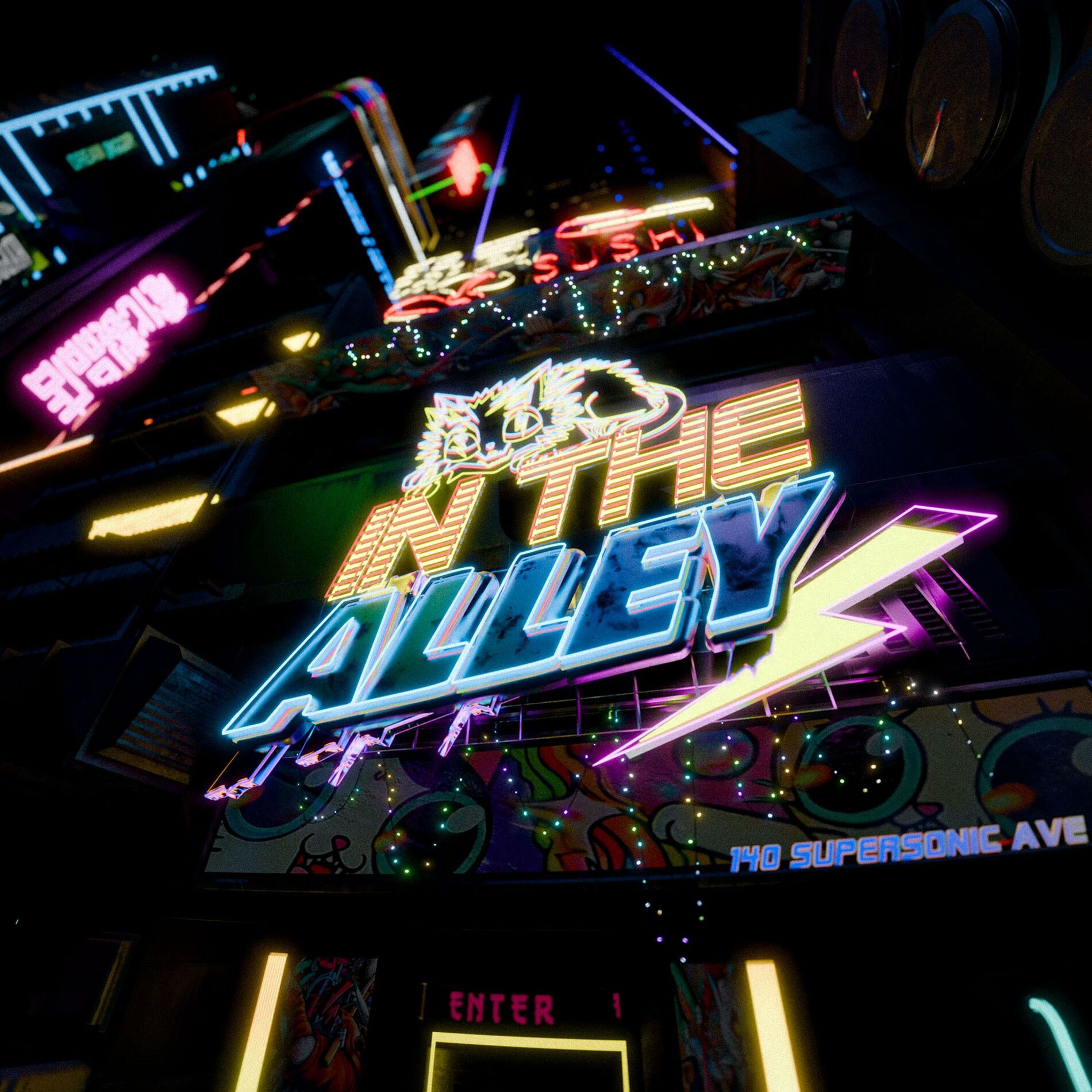 Album cover of IN THE ALLEY