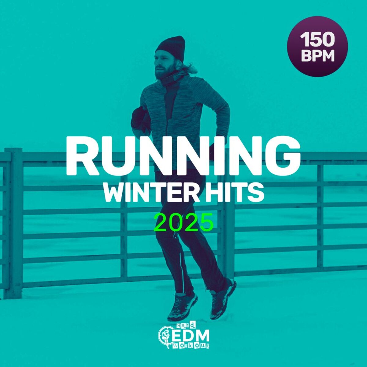 Album cover of Running Winter Hits 2025: 150 bpm