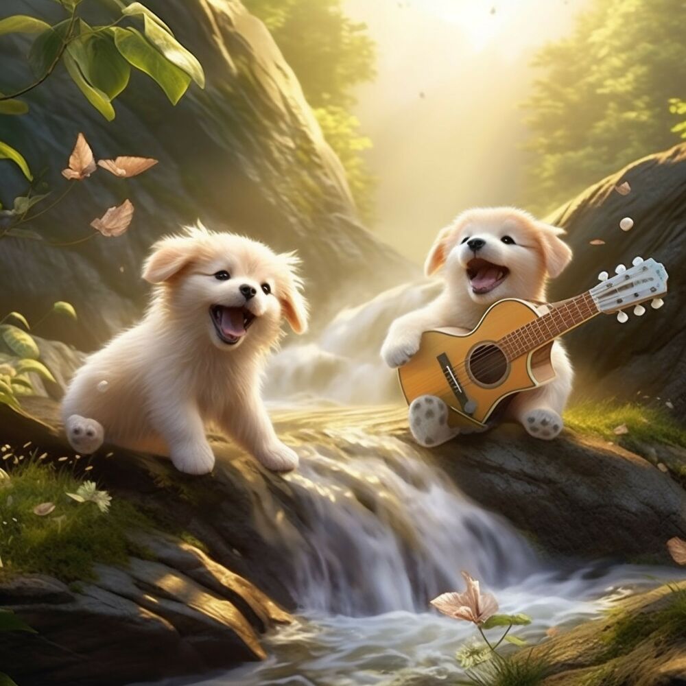 Picture of Cascading Melodies: Music for Paws & Waterfalls