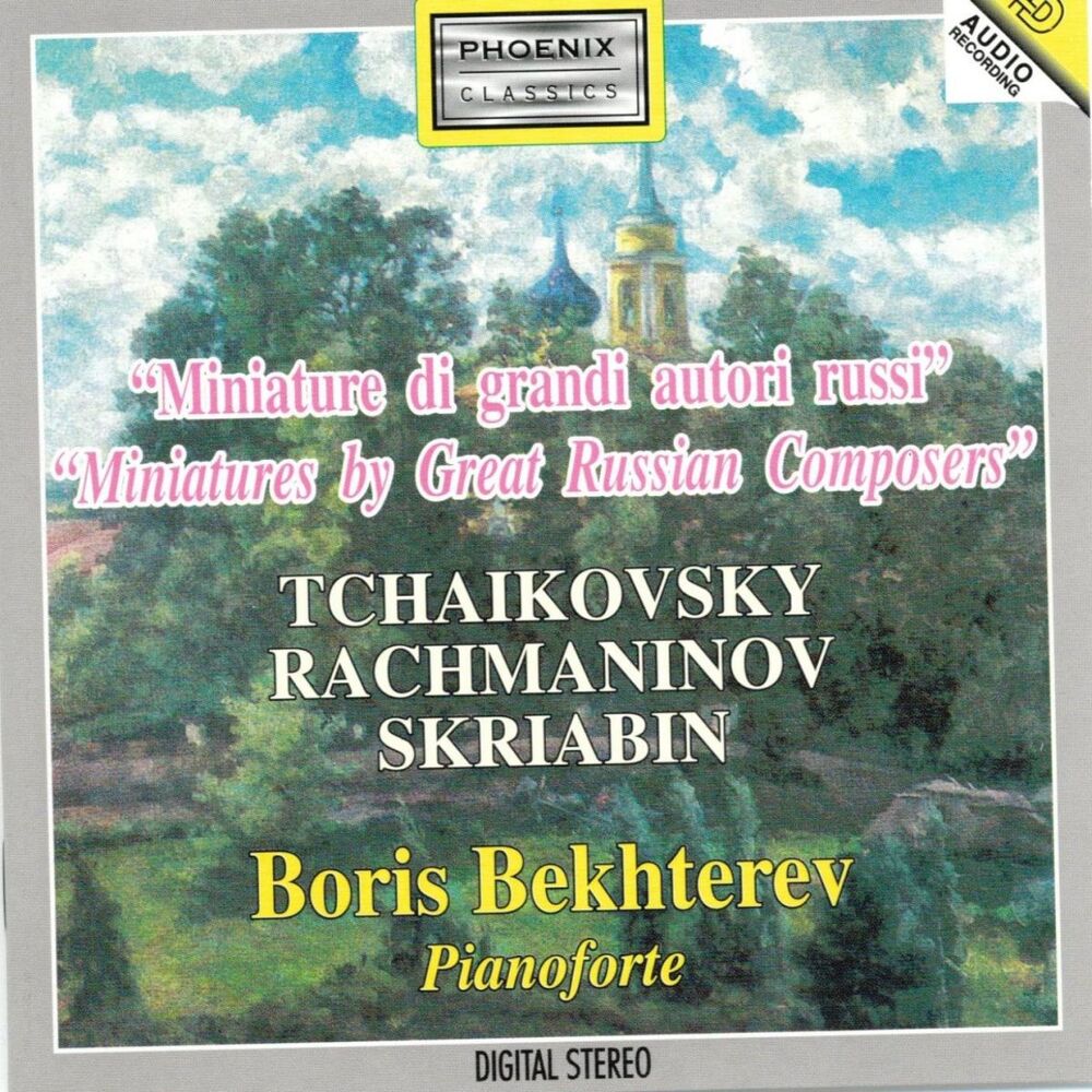 Picture of Tchaikovsky, Rachmaninov, Skriabin : Miniature di grandi autori Russi (Miniatures By Great Russian Composers)