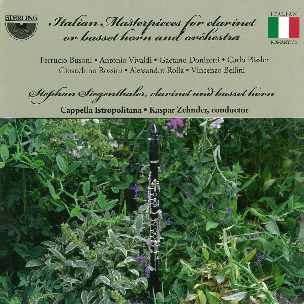 Picture of Italian Masterpieces for Clarinet or Basset Horn and Orchestra