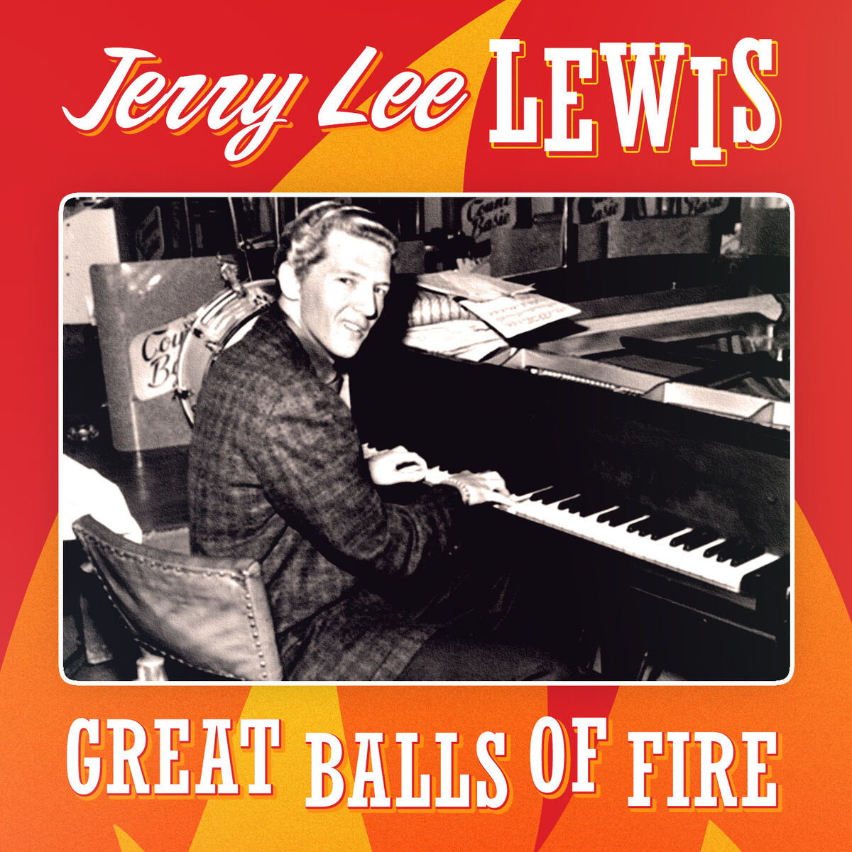 Album cover of Jerry Lee Lewis - Great Balls of Fire