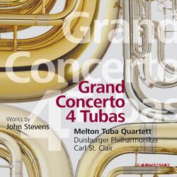 Cover of Stevens: Grand Concerto 4 Tubas - Adagio for Strings - Jubilare!