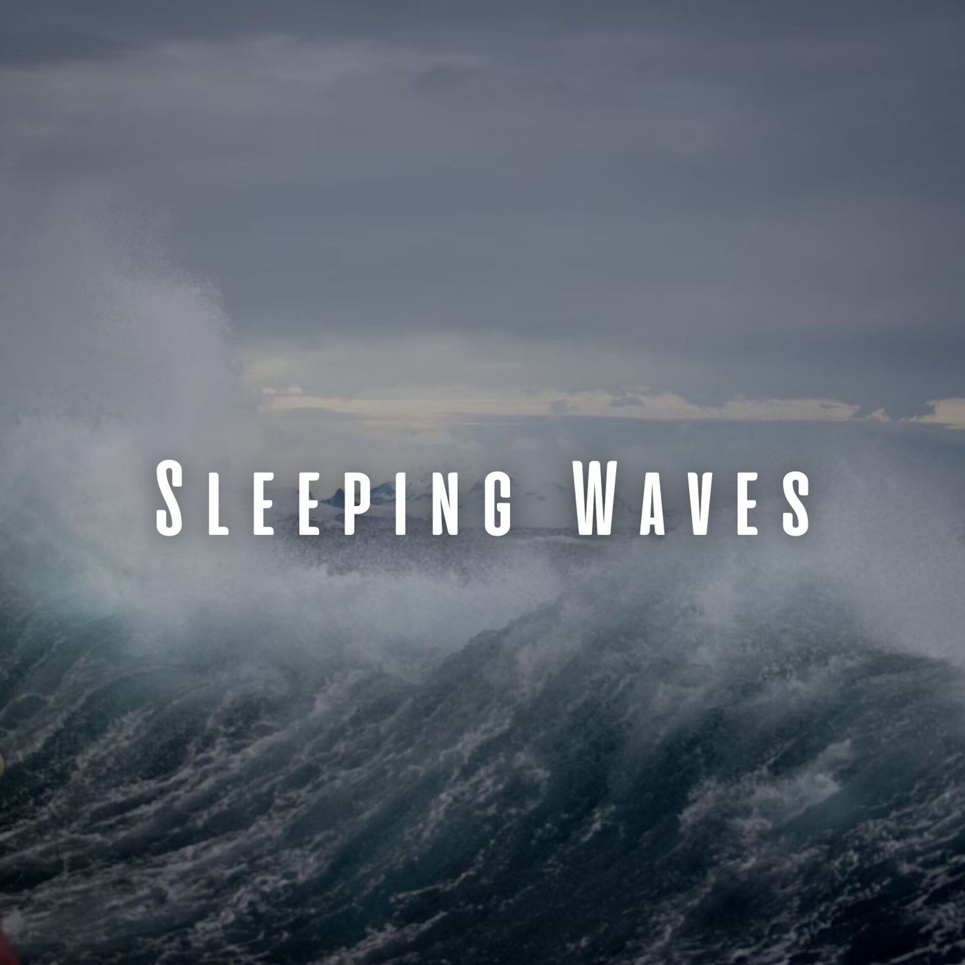 Album cover of Sleeping Waves: Rainy Beach Meditations