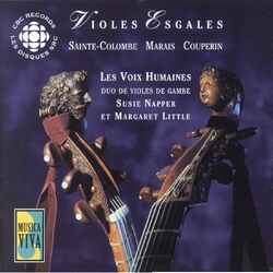 Cover of Marais / Sainte-Colombe / Couperin: Pieces for 2 Viols