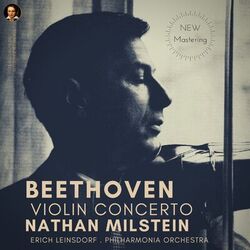 Cover of Beethoven: Violin Concerto, Op. 61 by Nathan Milstein