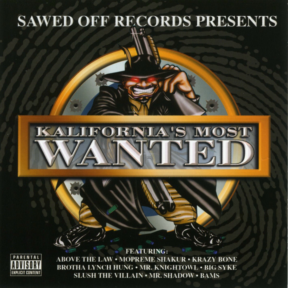 Album cover of Sawed Off Records Presents: Kalifornia's Most Wanted
