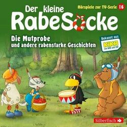 Cover of Die Mutprobe, Ein echter Krimi, Der geteilte Wald (Der kleine Rabe Socke - Hörspiele zur TV Serie 16)