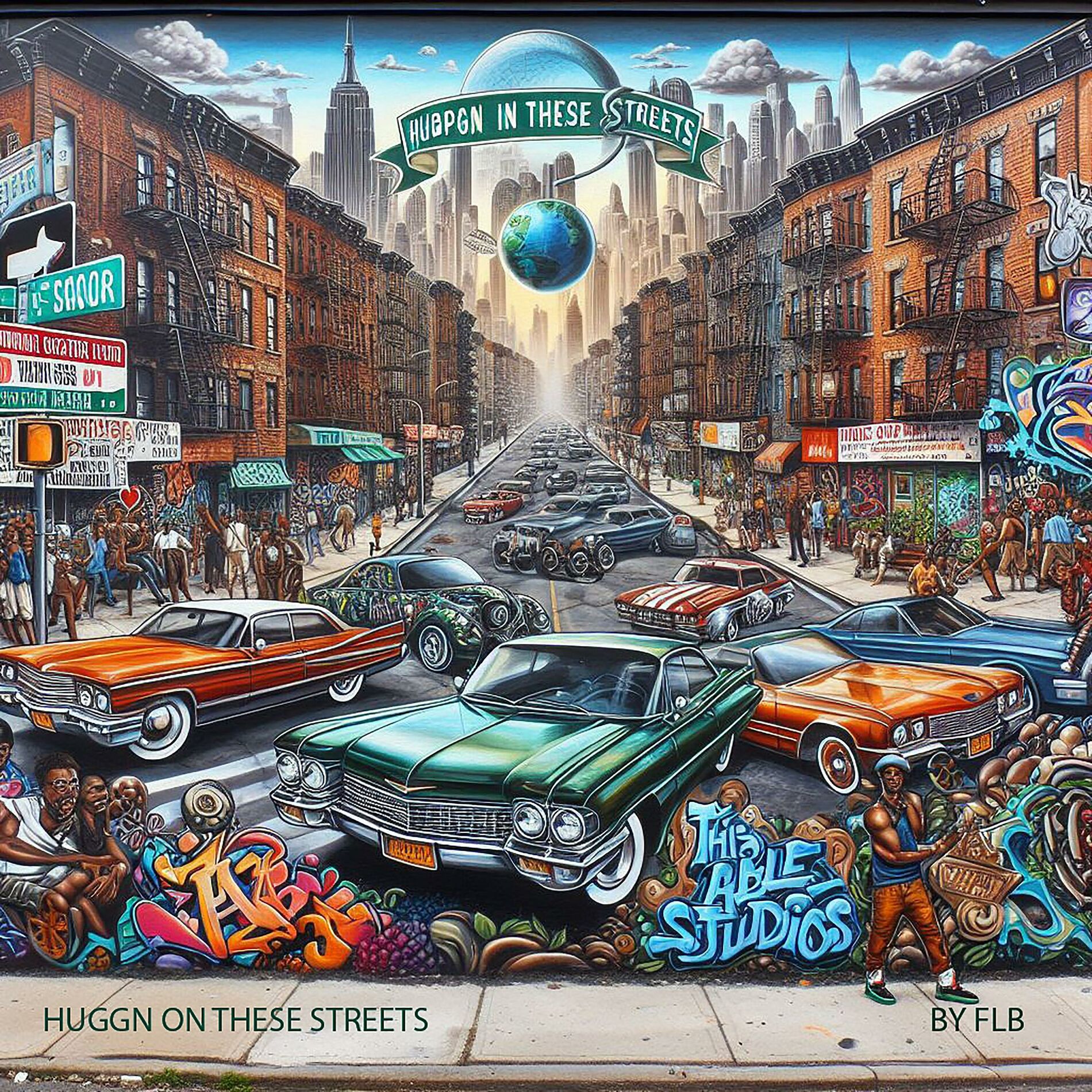 Album cover of HANGGN ON THESE STREETS (feat. KANE & SHARPADON)