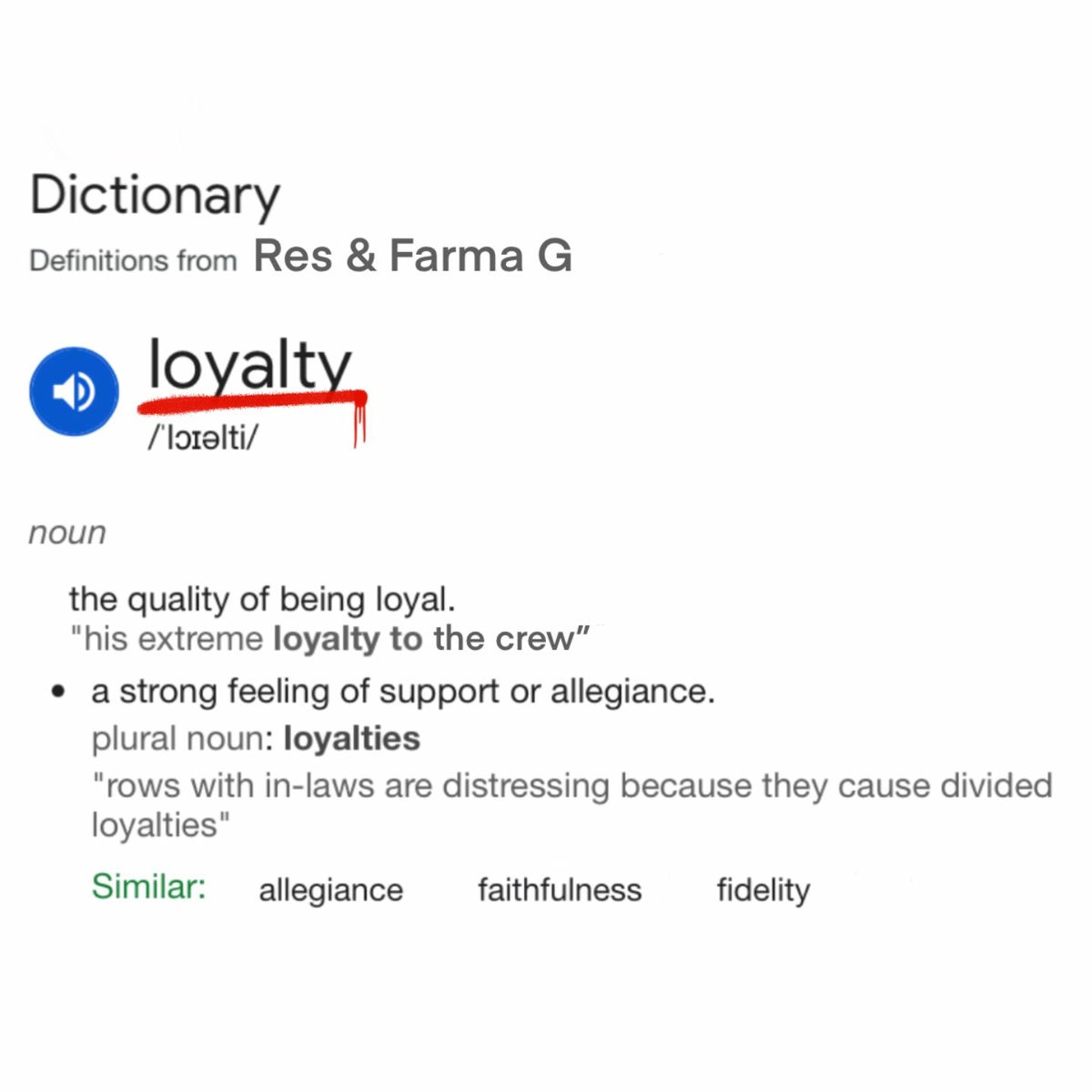 Album cover of Loyalty