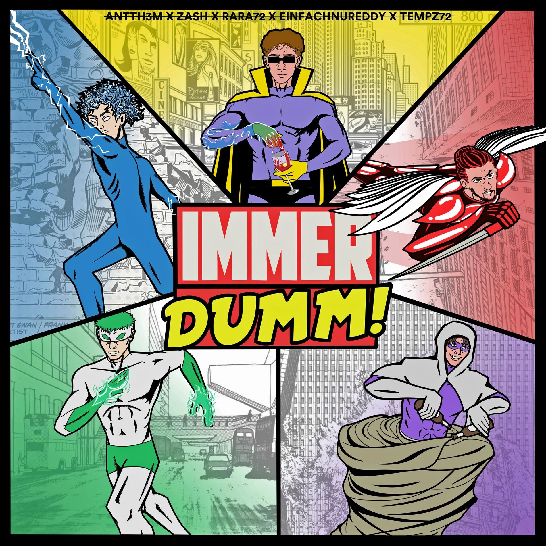 Album cover of IMMER DUMM (feat. Rara72 & Antth3m)