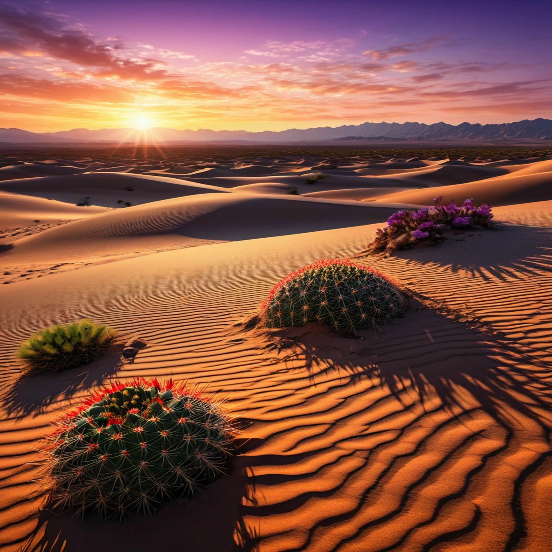 Album cover of the flower rain of the desert