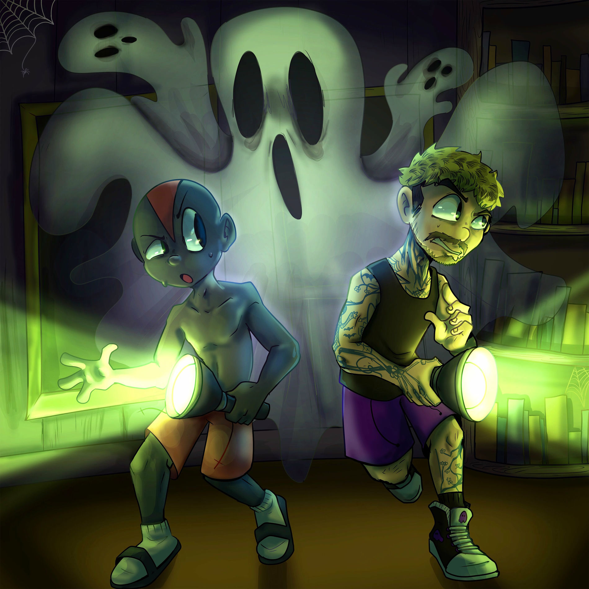 Album cover of the ghost and the spider