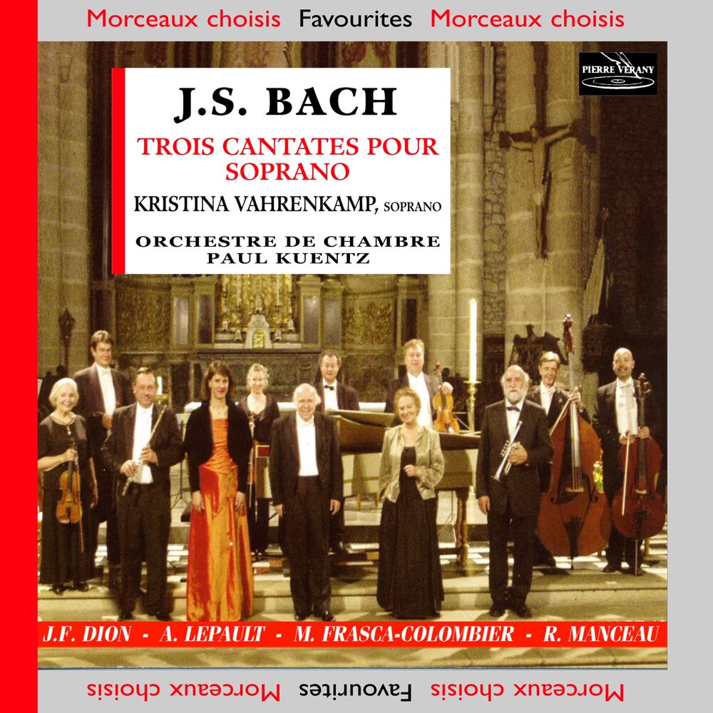 Picture of Johann Sebastian Bach: Trois cantates pour soprano