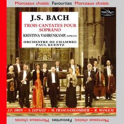 Cover of Johann Sebastian Bach: Trois cantates pour soprano