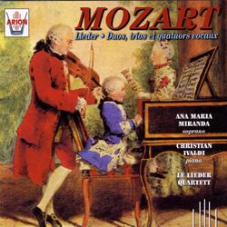 Cover of Mozart : Lieder duos, trios & quatuors vocaux