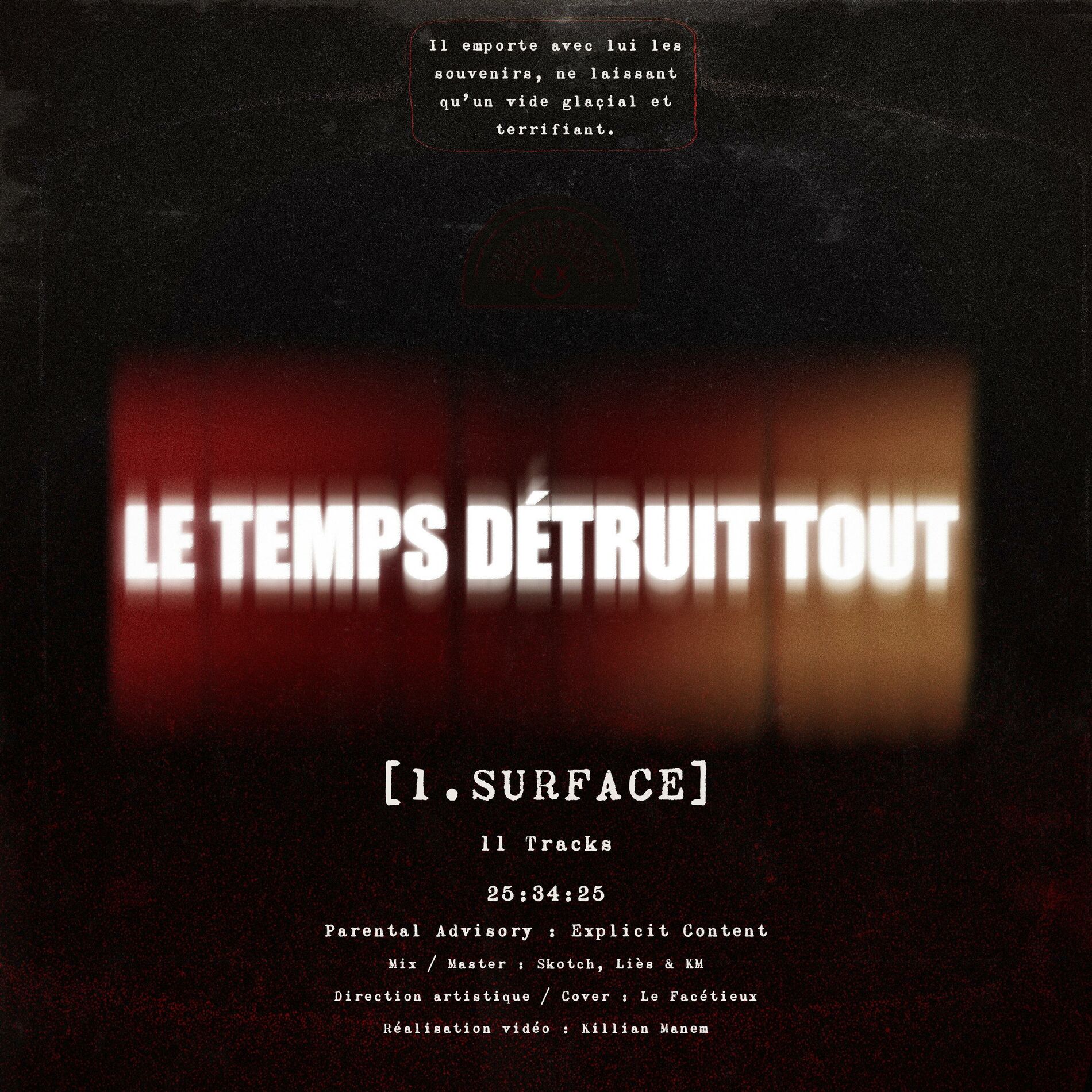Album cover of Le Temps Détruit Tout : 1.Surface