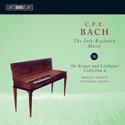 Cover of C.P.E. Bach: The Solo Keyboard Music, Vol. 36