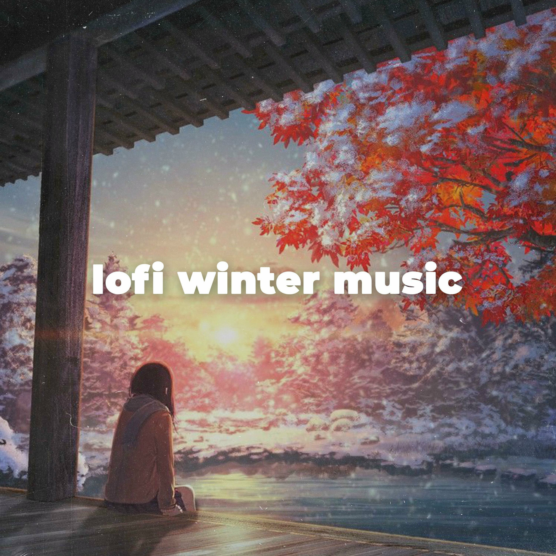 Album cover of lofi winter music