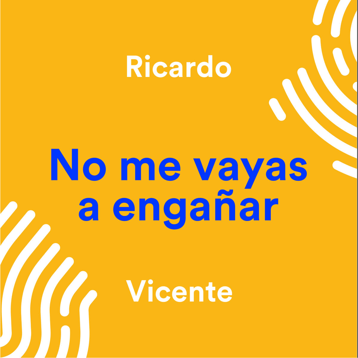 Album cover of No Me Vayas a Engañar