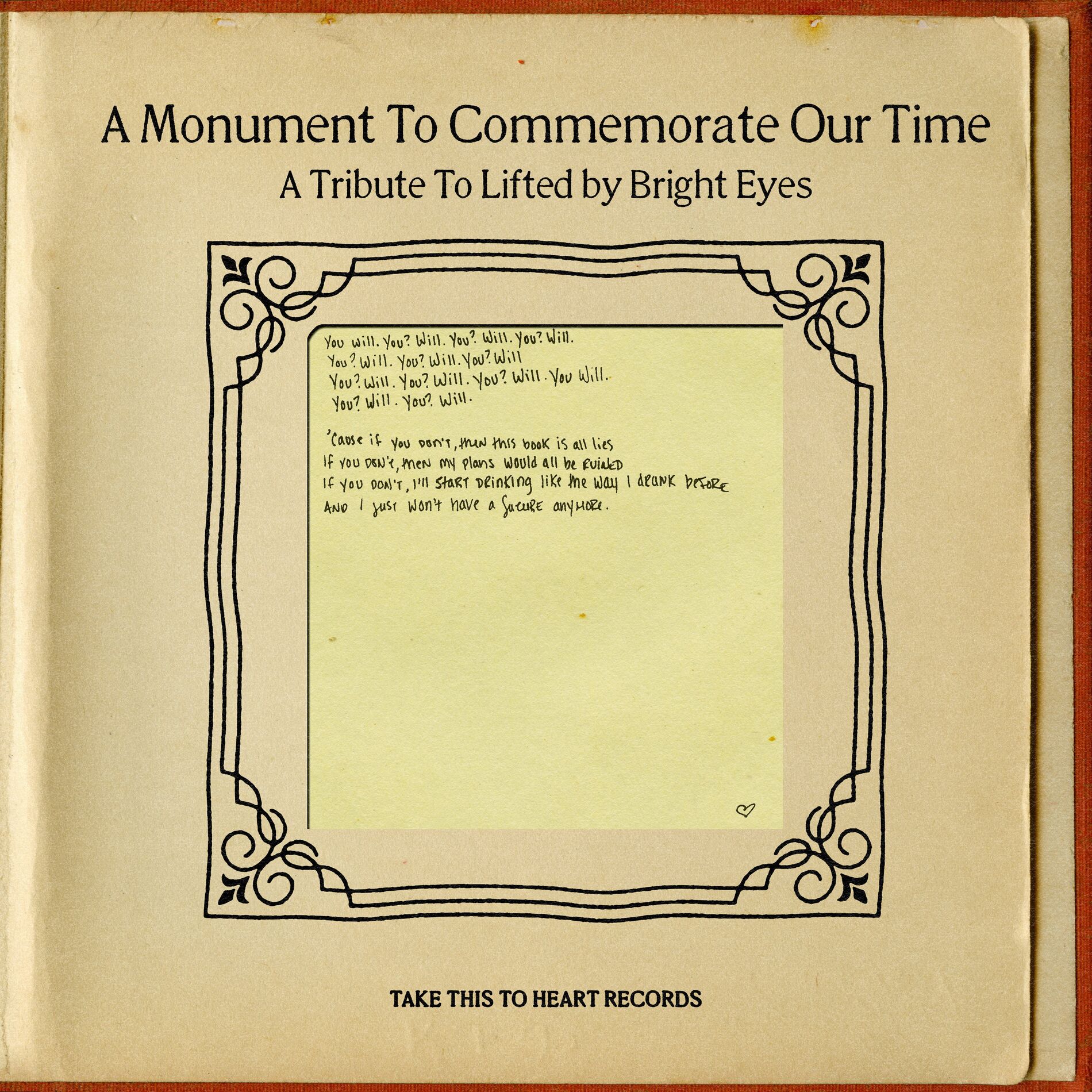 Album cover of A Monument To Commemorate Our Time: A Tribute to Lifted by Bright Eyes