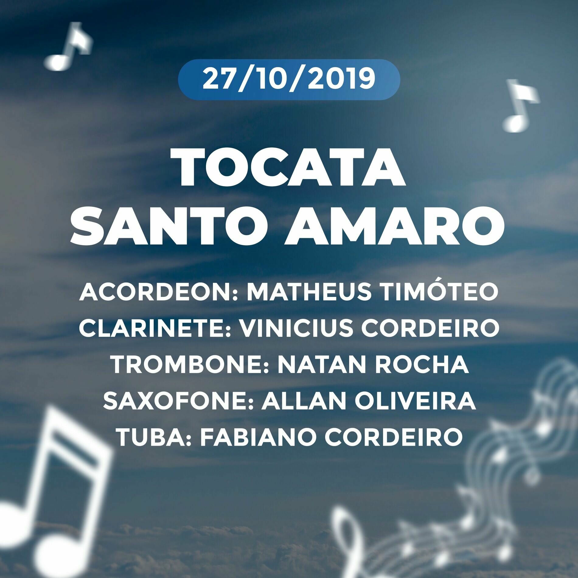 Album cover of Tocata Santo Amaro 27/10/2019