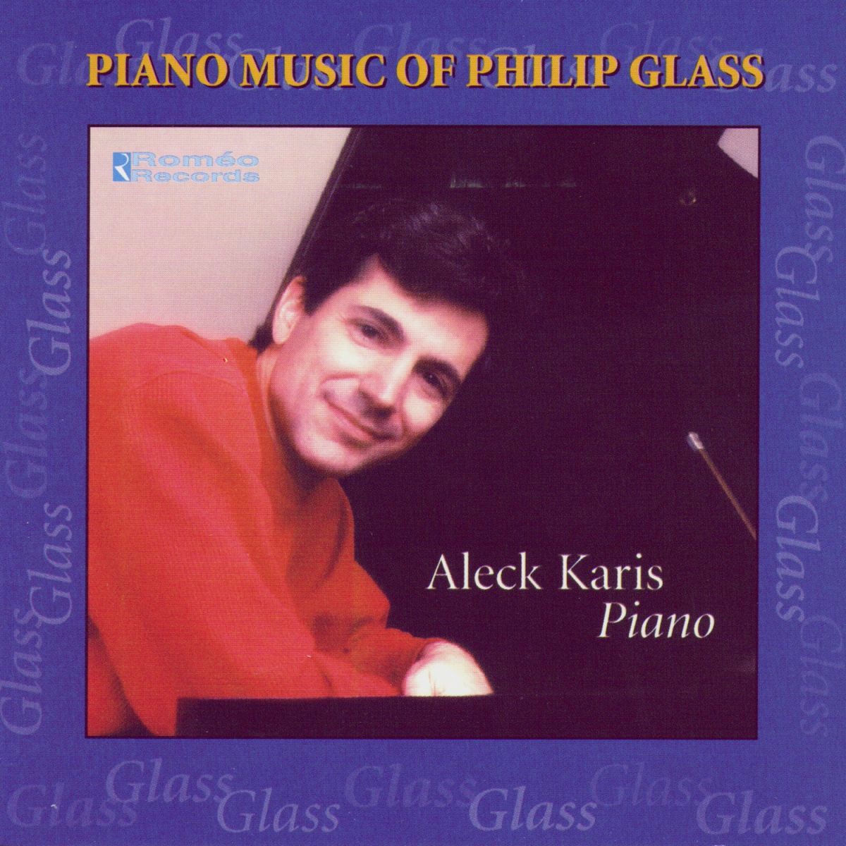 Album cover of Piano Music of Philip Glass