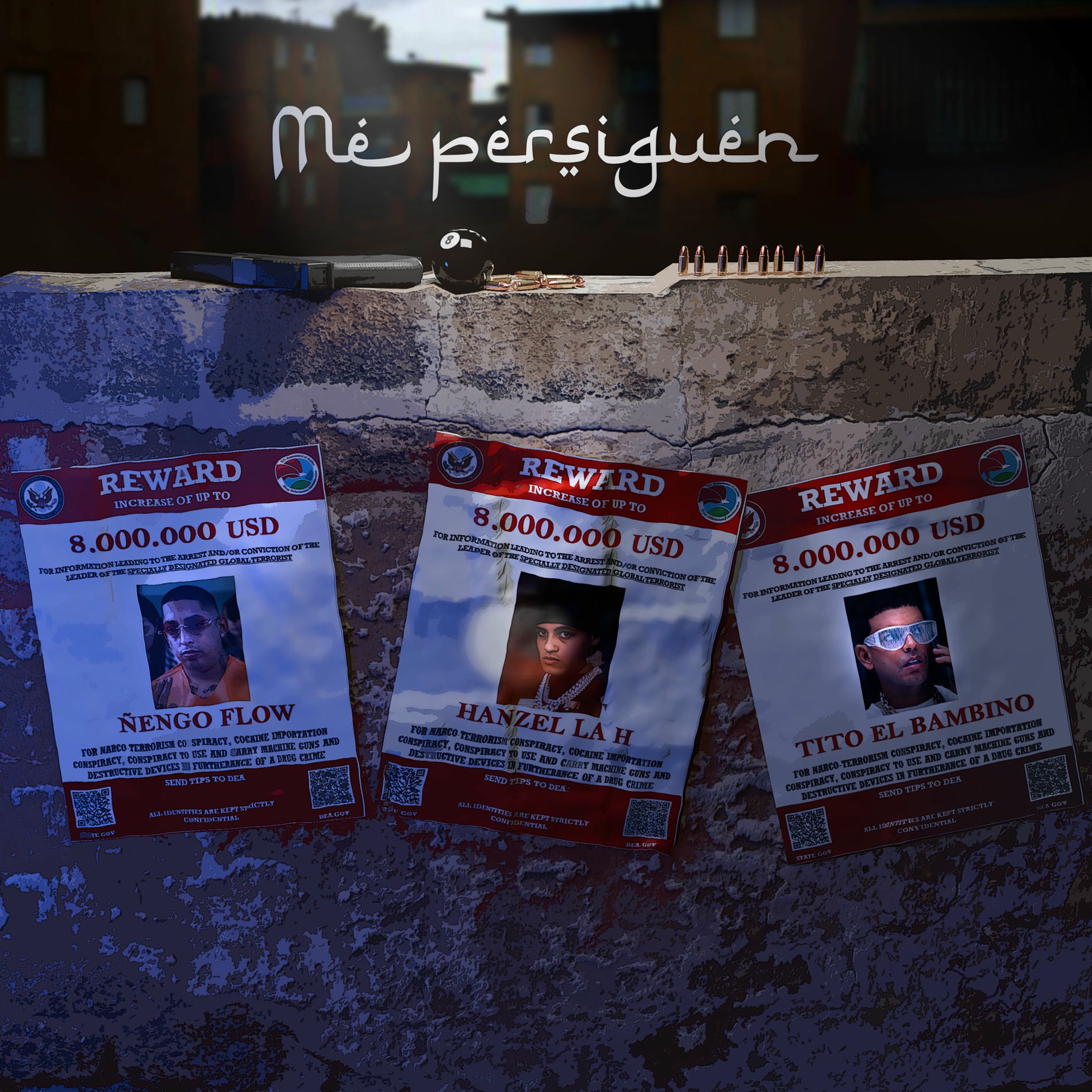 Album cover of Me Persiguen