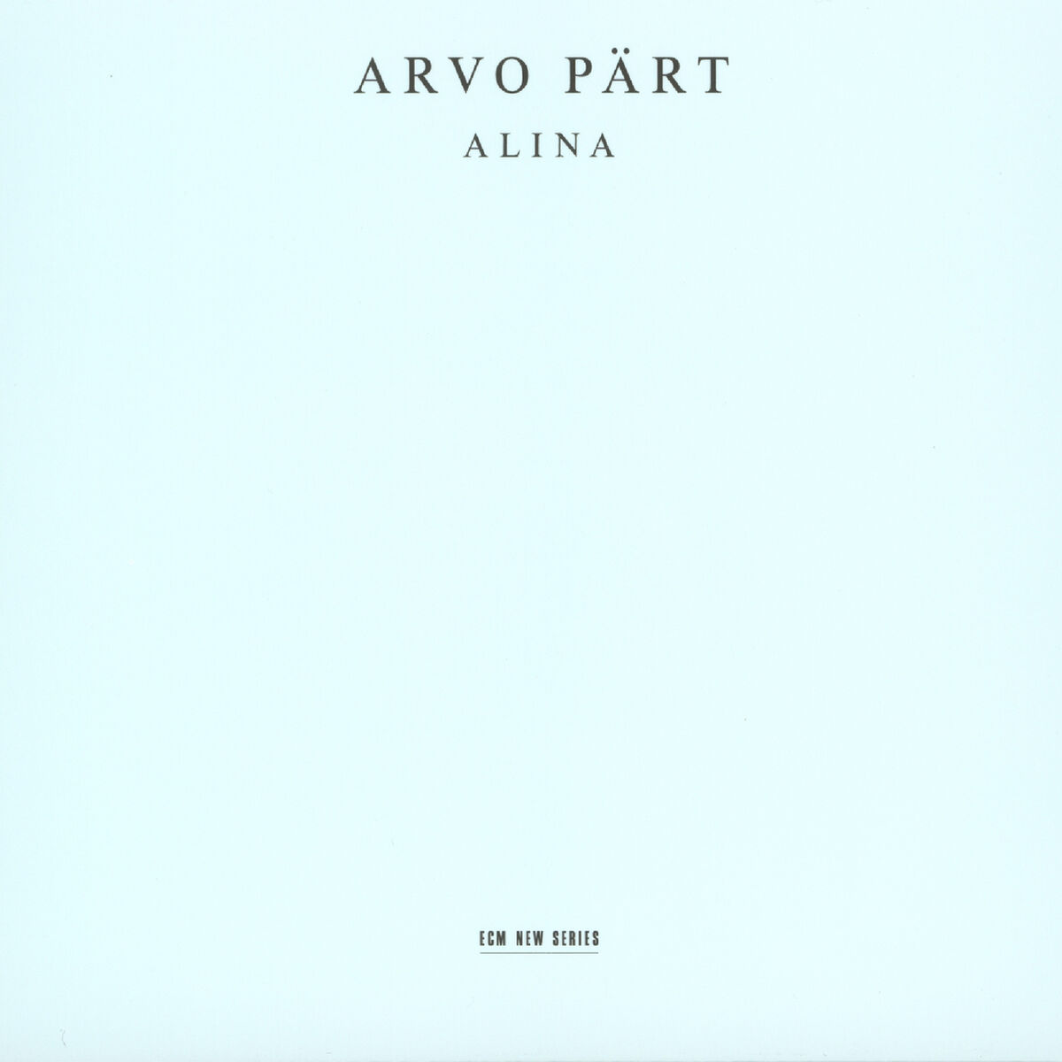 Album cover of Arvo Pärt: Alina