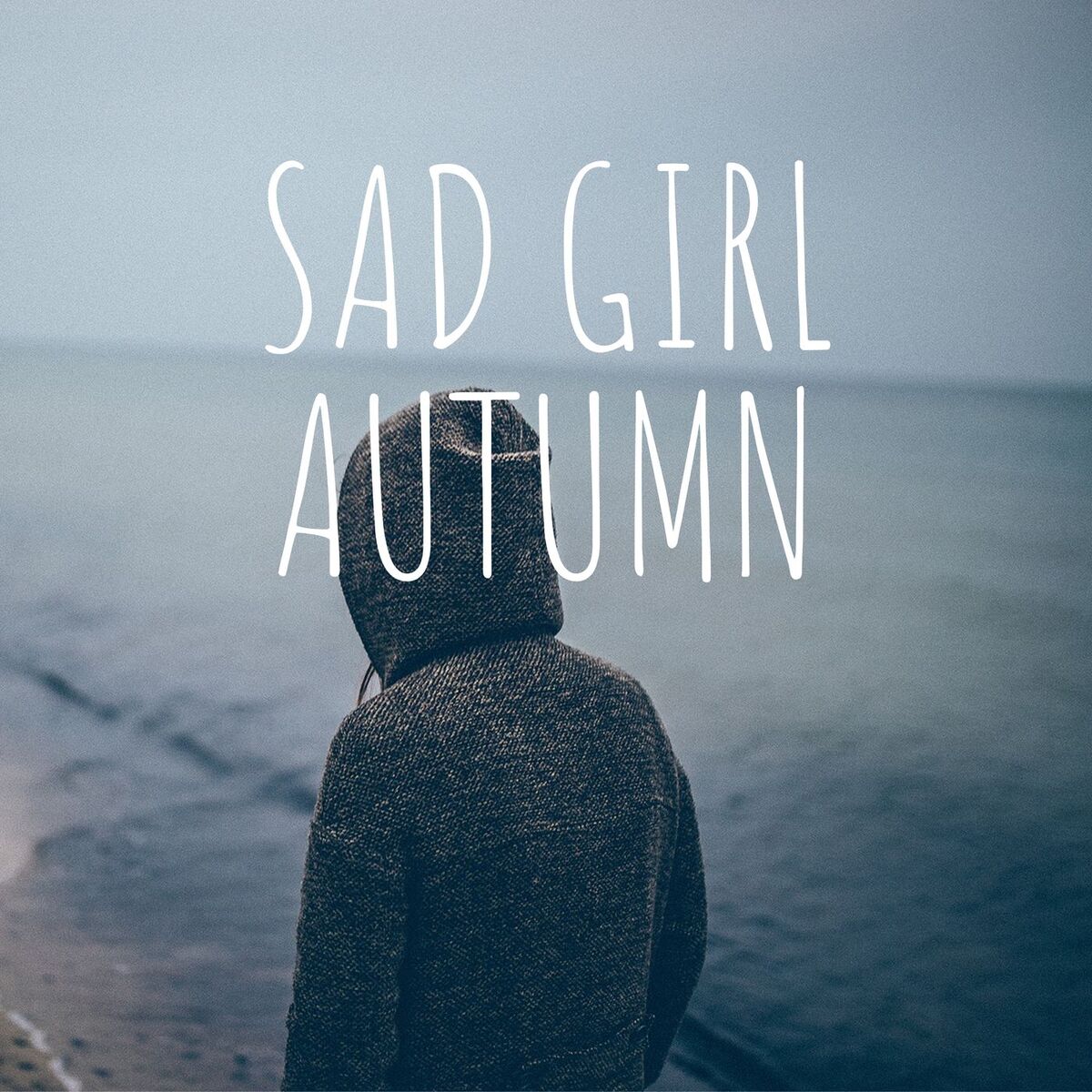 Album picture of sad girl autumn