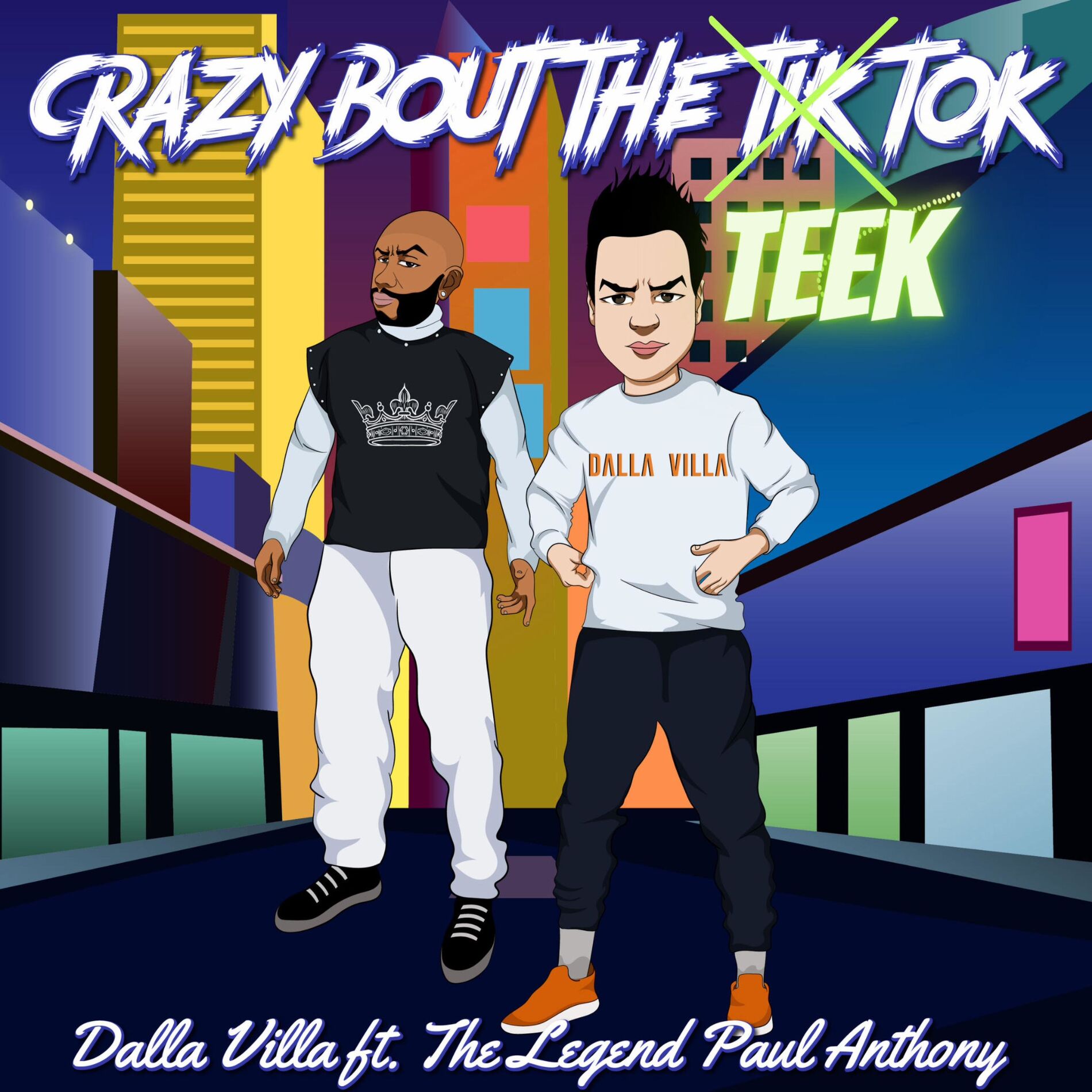 Album cover of Crazy Bout The Teek Tok (feat. The Legend Paul Anthony)