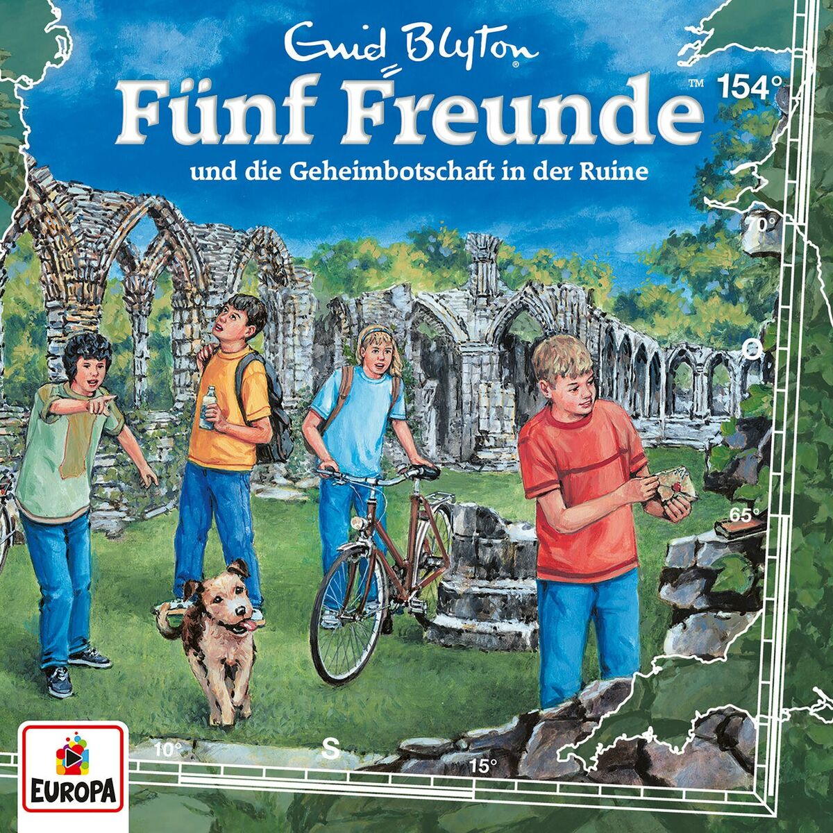 Album cover of 154 - und die Geheimbotschaft in der Ruine