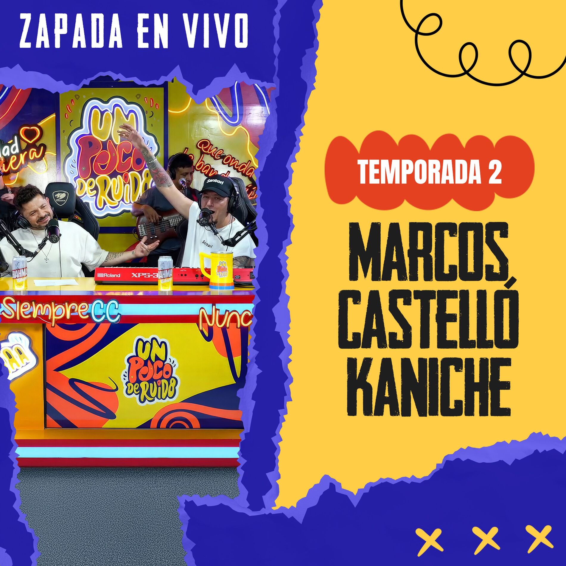 Album cover of MARCOS CASTELLO KANICHE / Zapada EN VIVO en UN POCO DE RUIDO !