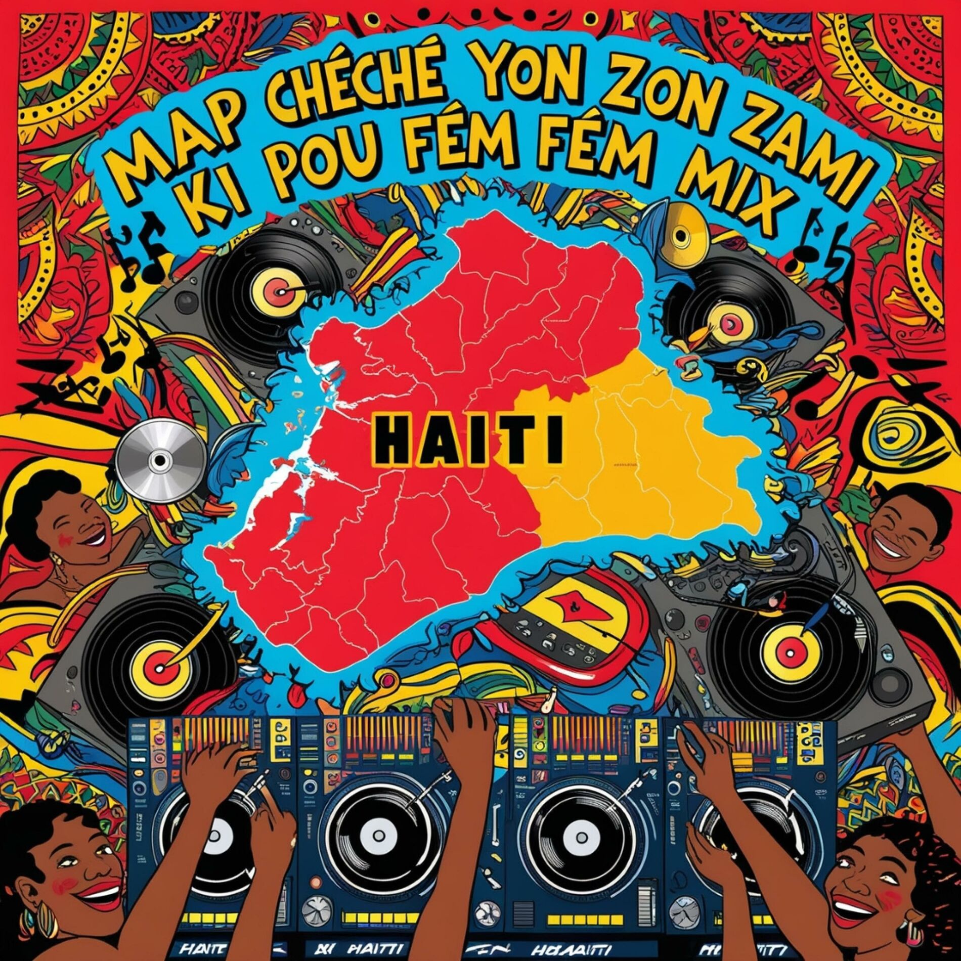 Album cover of MAP CHECHE YON ZANMI KI POU FEM RI MIX (feat. TATA)