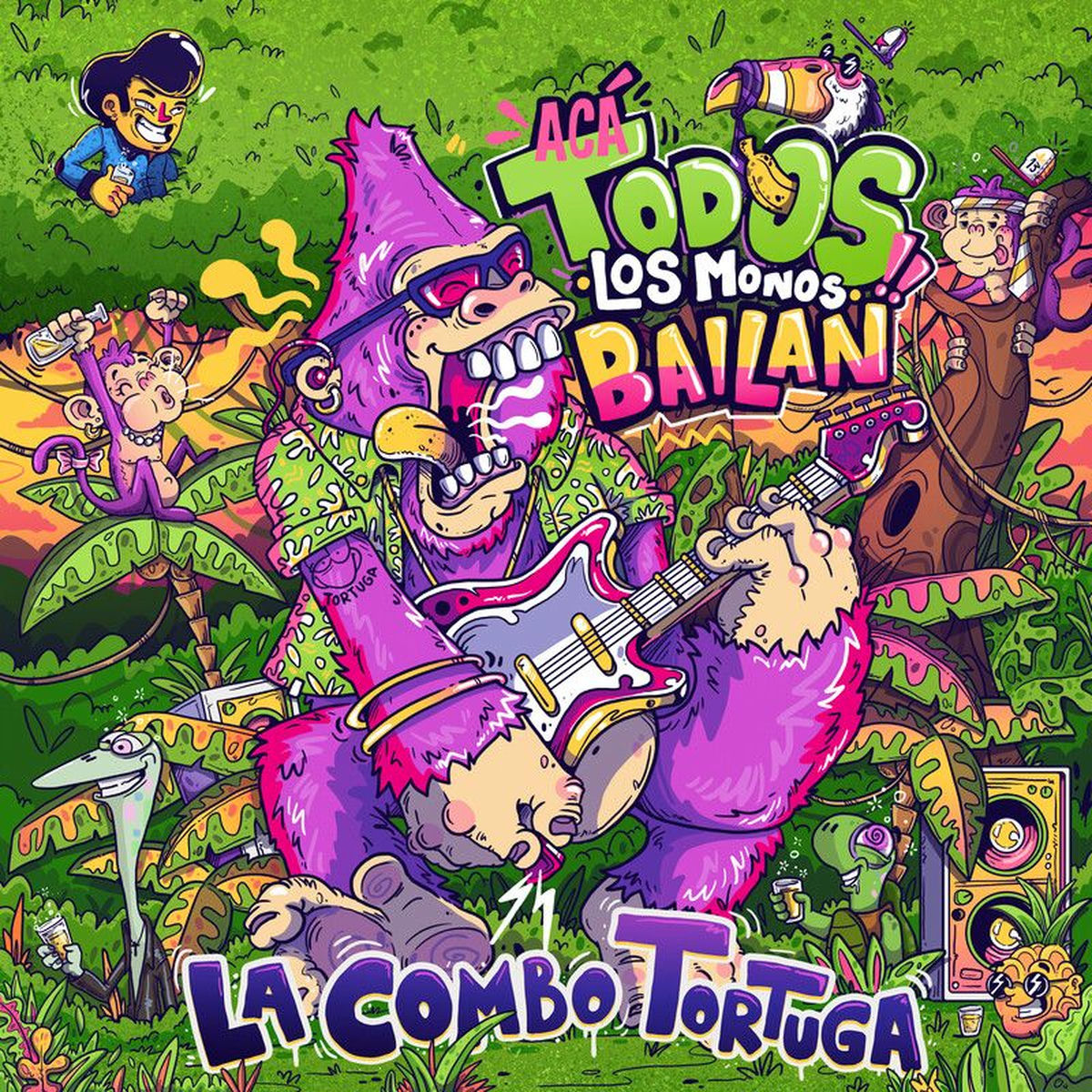 Album cover of Acá Todos Los Monos Bailan
