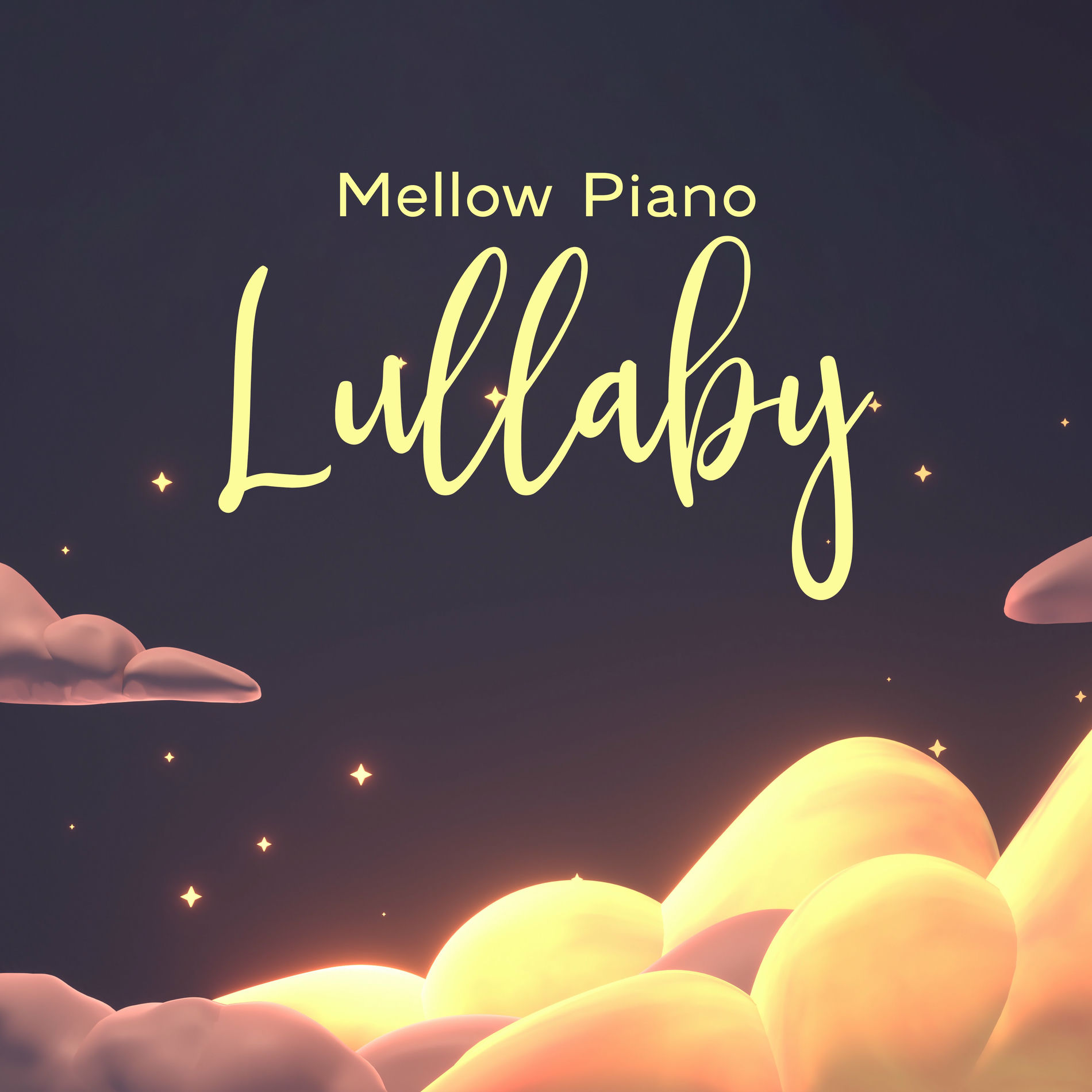 Album cover of Mellow Piano Lullaby: Calming Nightfall Sounds, Sleep Music Zone