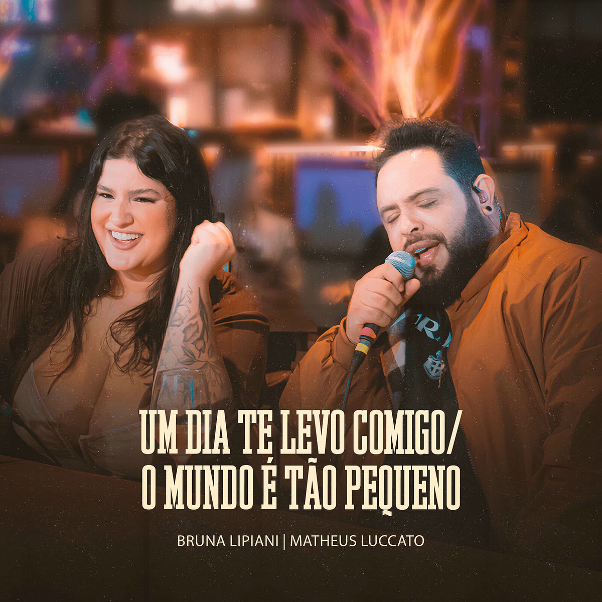 Album cover of Um Dia Te Levo Comigo / O Mundo É Tão Pequeno (Ao Vivo)