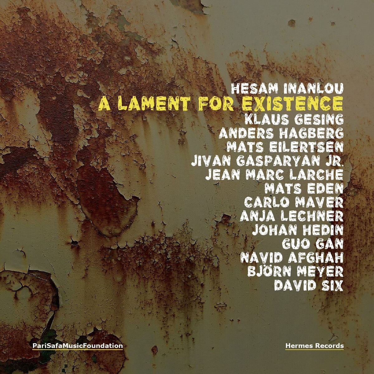 Album cover of A Lament for Existence