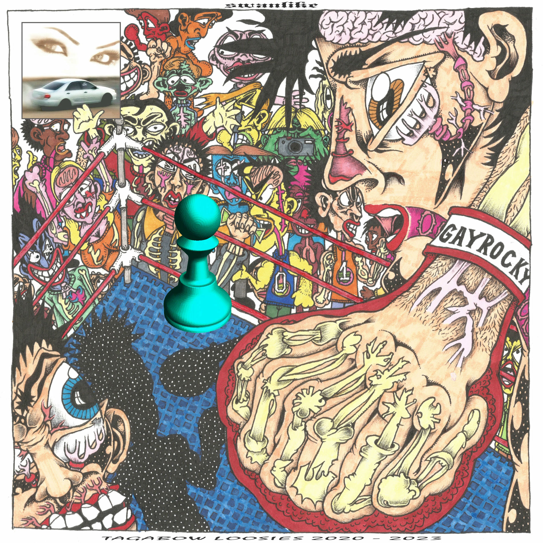 Album cover of swanlike (loosies 2020-2023)