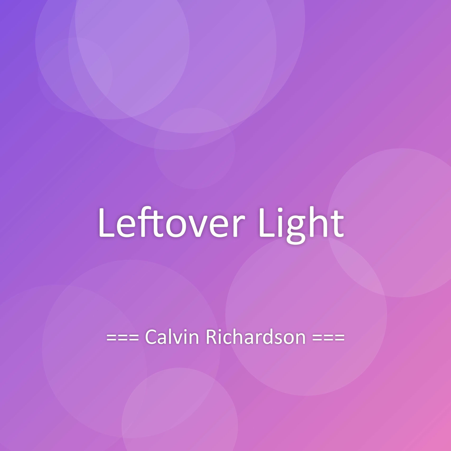 Album cover of Leftover Light